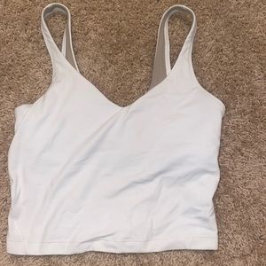 White LuluLemon Align Tank Top